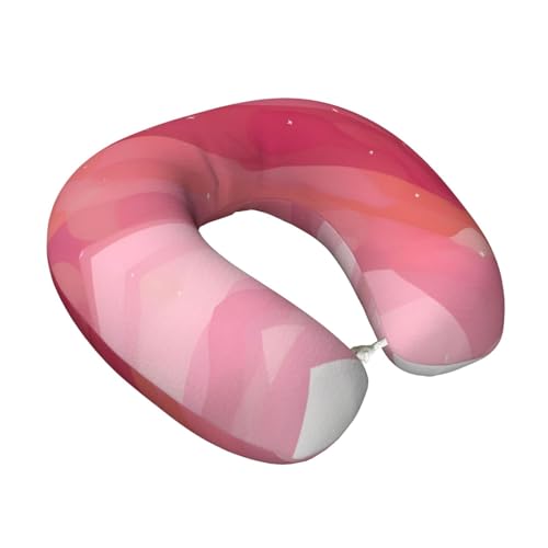 Almohada de espuma viscoelástica tipo U para viaje miniatura 2