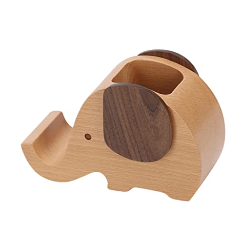 Kisangel 1Pc Organisator Elefant Zuhause Mit Schmuck Schmuckständer Desktop-Stil Aufbewahrung Büro Ornament Schere Bleistift Entzückend Reizend Zufällig Schreibwaren Cartoon Cover