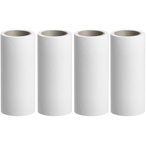 SOCCSO Multi-Functional Lint Roller-Extra Sticky Pet Lint Roller Refill 90 Sheets - Pack of 4 Cover