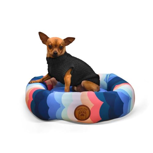 Caminha Pet Redonda Bolinha Cachorros E Gatos 47cm Urban Pet Azul