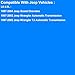 Crankshaft Position Sensor, Crank Sensor Compatible with Jeep 4.0-1997-2004 Grand Cherokee WJ 4.0L, 1997-2002 Wrangler TJ 4.0L Automatic Transmission, Replace 917-769, SU3028, 4897321AA, 56027868AC