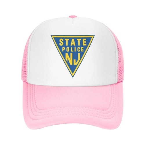 New Jersey State Police Trucker Hat Snapback Mesh Baseball Cap Unisex2