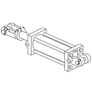 Cross Dbl Acting Cylinder Part No: A-208DU
