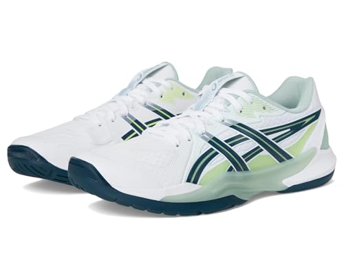 ASICS Men Powerbreak FF White/Tranquil Teal 9 Medium