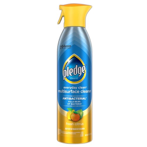 Pledge Multi Surface Antibacterial Everyday Cleaner, 9.7 Oz Aerosol Spray, 6/Carton - Thumbnail 2