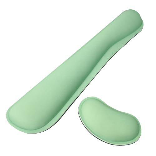 Repose-poignet pour clavier et souris haute résilience, design ergonomique et mousse souple