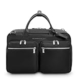 Briggs & Riley Multi-Pocket Cabin Bag - Carry On Luggage for Travel, Softside Bag for Men & Women, Fits in Overhead Bin, Two Slip Pockets, Fits up to 15' Laptop - Rhapsody Collection, Black