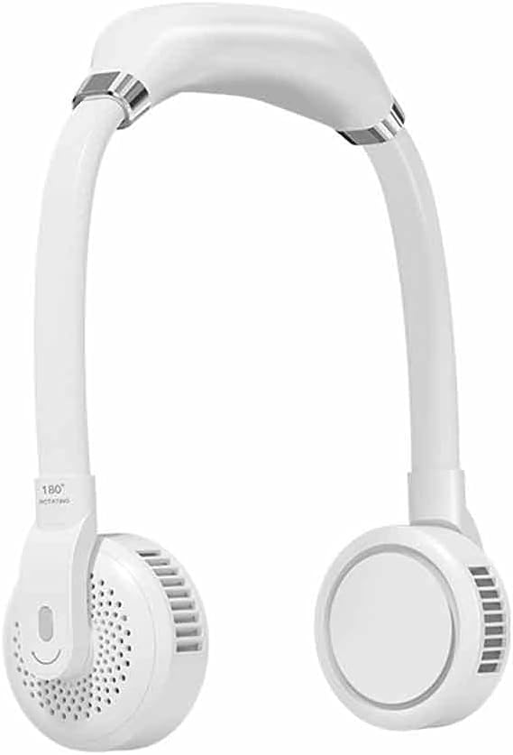 USB Leafless Hanging Neck Fans Portable 2000Mah Rechargeable Battery Personal Fan Portable Low Noise Around The Neck Fan