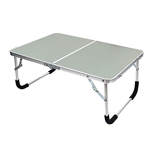 Table de camping pliable gris argenté robuste et stable pour extérieur - 2