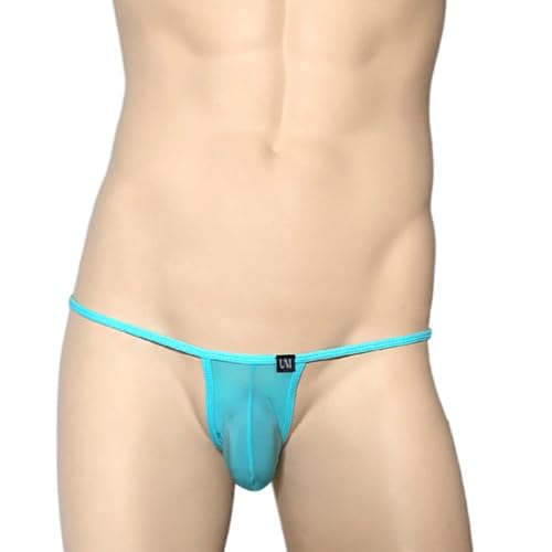 COMLIFE Men's Sexy Low Waist Bikini Thong Ultra Thin Ice Silk Breathable Underwear3