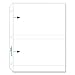 C-Line Clear Photo Pages for Four 5 x 7 Photos, 3-Hole Punched, 11.25 x 8.13, 50/Box