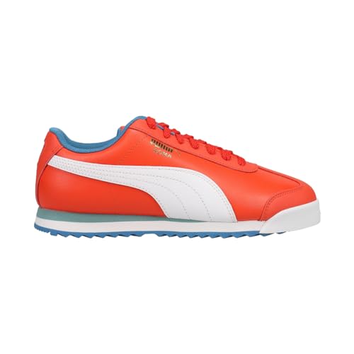 PUMA Kids Boys Roma Go for Lace Up Sneakers Shoes Casual - Red
