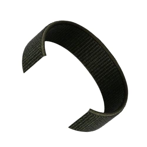 Image of YODI Nylon Classic Strap Band for Redmi watch 5 Lite Smartwatch Only Straps Accessories for Men and Women compatible with Mi Watch Lite 5 (NYLON-GREEN)