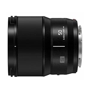 Panasonic LUMIX S Series Camera Lens, 50mm F1.8 L-Mount Interchangeable Lens for Mirrorless Full Frame Digital Cameras, S-S50 Black