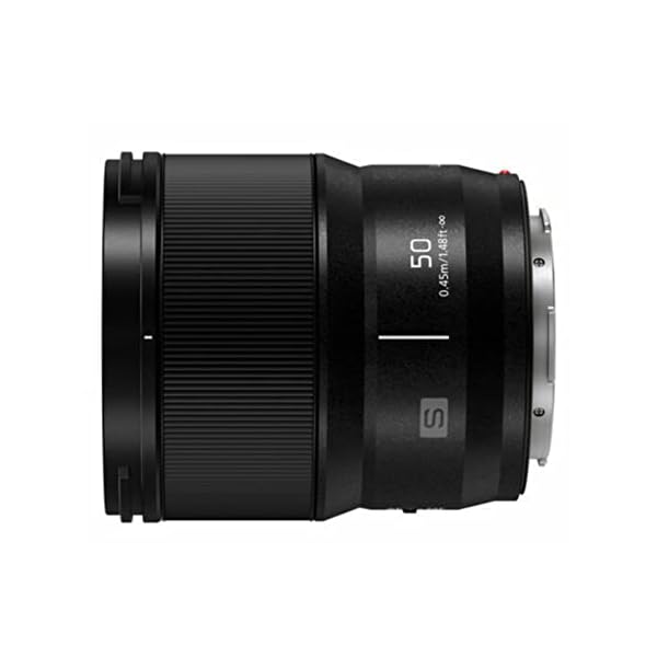 Panasonic LUMIX S Series Camera Lens, 50mm F1.8 L-Mount Interchangeable Lens for Mirrorless Full Frame Digital Cameras, S-S50 Black