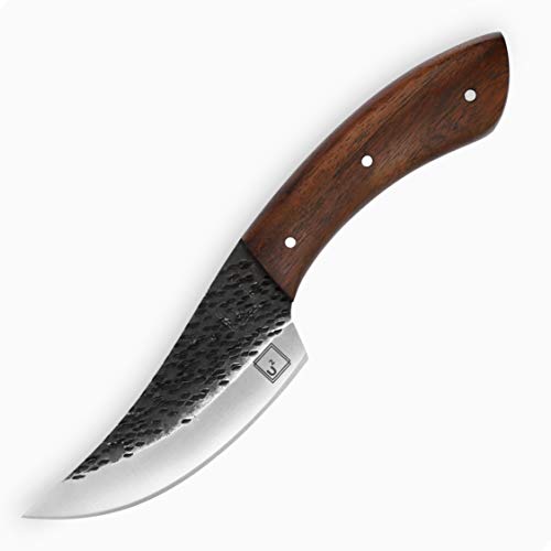 ✅ COPERTURA IN PELLE: il coltello in acciaio premium viene fornito con una guaina in pelle di alta qualità gratuita per garantire che il coltello sia ben protetto e che tu possa trasportare in sicurezza il coltello.