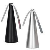 YOFDAL 2 Pezzi scaccia mosche da tavolo, Ventilatore Anti Mosche, ventilatore per mosche da tavolo, Nero + argento