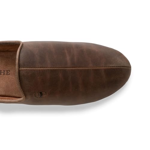 La Leche, Open Heel Moroccan Babouche Slippers, Indoor Slippers, Full Grain Leather, Handmade2