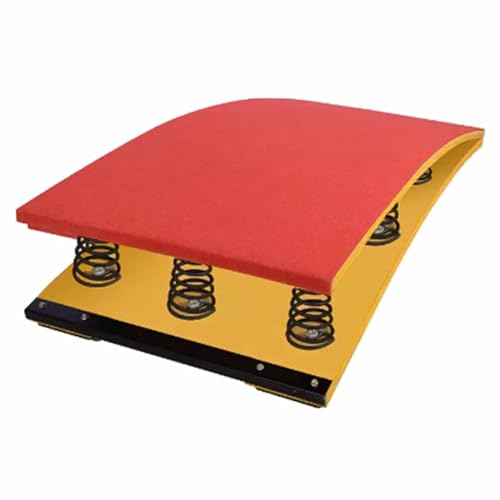 TLTDSMYF Tabla de Salto Curvada Vault Heavy Duty Pro, Tabla de Salto Antideslizante, Resorte de Acero y Plataforma de Salto, Tabla de Salto Resistente para niños, Adolescentes y Adultos