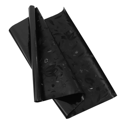 Película para ventana adhesiva PVC Black floral TEHAUX miniatura 1