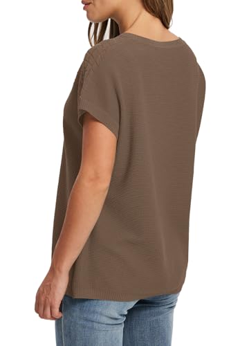 WIHOLL Short Sleeve Sweater for Women Trendy Summer Tops 2025 Early Fall Fashion Clothes Travel Business Casual Outfits3