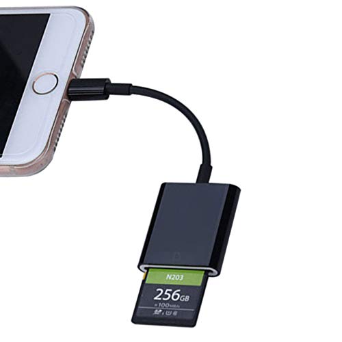 SD Card Reader, Memory Camera Card Adapter for iPhone XS Max/Xs/XR/8/8 Plus/iPhone X