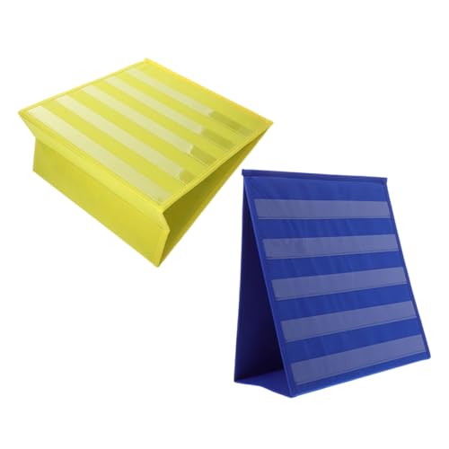 Tableau de poche éducatif double face pour stopper le désordre visuel des fiches d'école