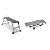 50" Aluminum Work Platform - 660 LBS Folding Step Stool w/Non-Slip Feet - Heavy Duty Portable Work Bench for Contractors, Painting & Home Repair (Dark Grey)