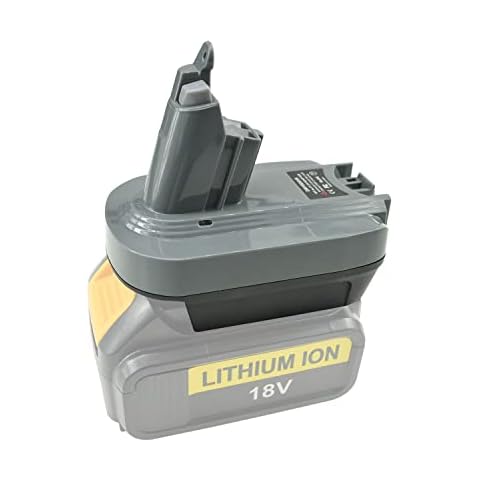 DW20V6 Battery Adapter, Converter for Dewalt Lithium 20V 60V Battery to for Dyson V6 Battery, Work for Dyson V6 Series Tool Vacuum Cleaner V6 Animal Absolute Motorhead Trigger Slim Fluffy Cover