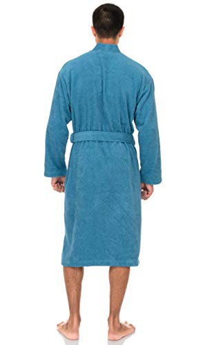 Image of TowelSelections Mens Robe Cotton Terry Cloth Bathrobe Soft Towel Bath Robe for Men XS to 3X