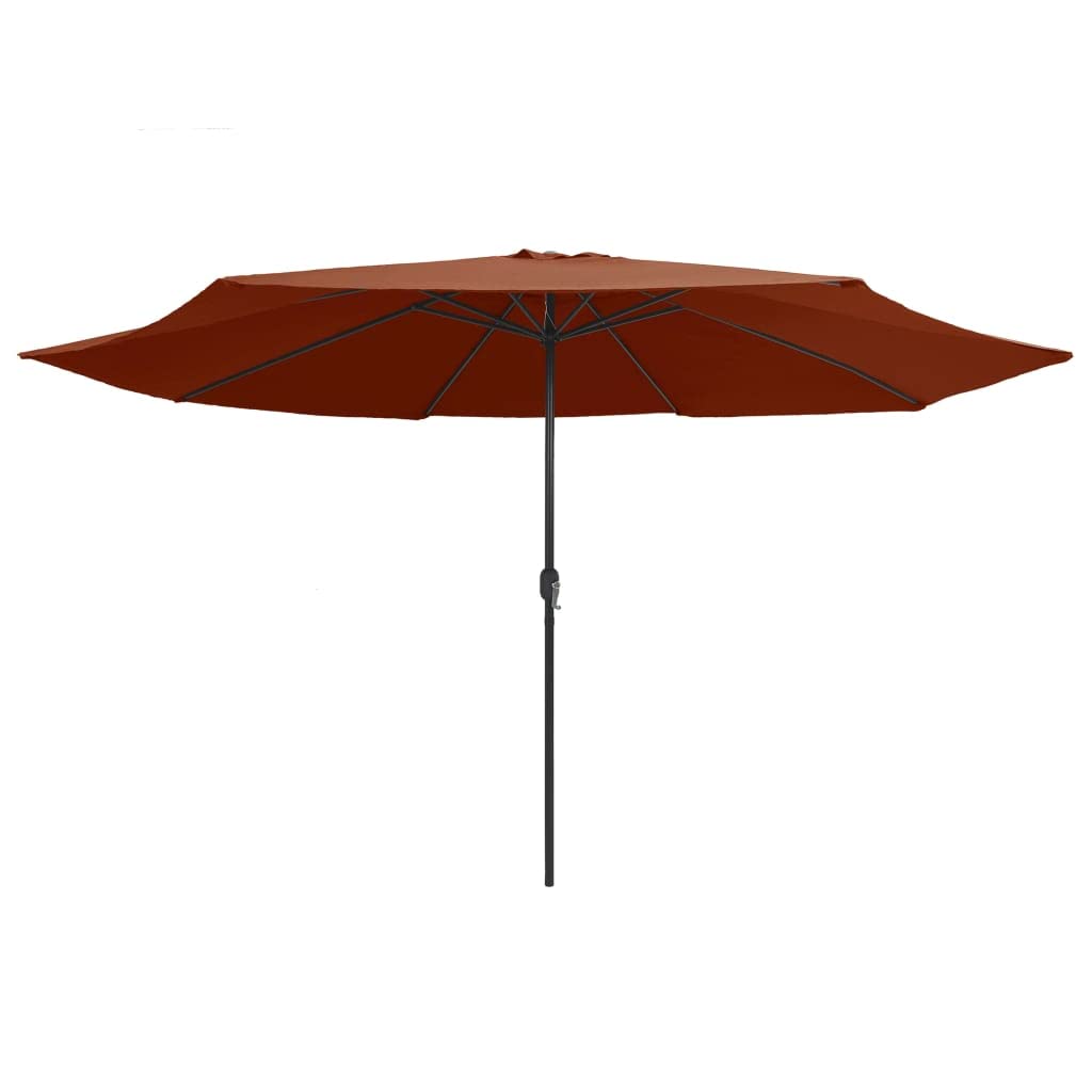 vidaXL Parasol ogrodowy na stalowym słupku 400 cm wiele kolorów
