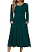 Zeagoo Strickkleid Damen Kleid Langarm Herbstkleid Elegant Winter Kleider