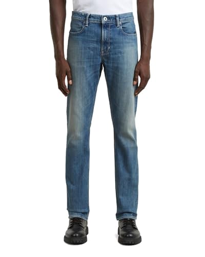 Jeans droit homme bleu Mosa de G-Star en taille W32 L36