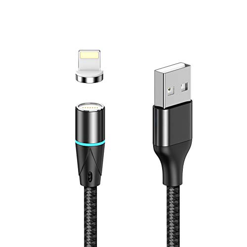 NetDot 12th Generation Magnetic Cable,Fast Charging and Data Transfer for i-Product(1m/1 pack black)