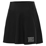 Antigua Women's Black New York Giants Brushed Carbon Chip Skort
