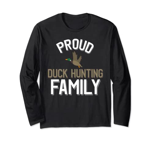 Proud Duck Hunting Family Manga Larga