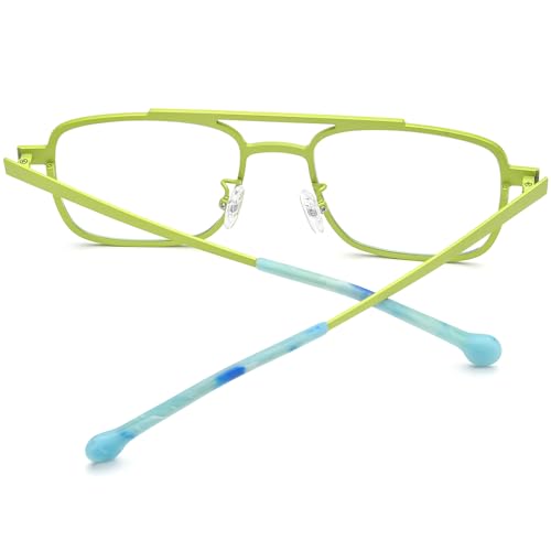 Image of FONEX Colorful Pure Titanium Glasses Frame Men Square Eyeglasses Women Vintage Optical Eyewear F85789