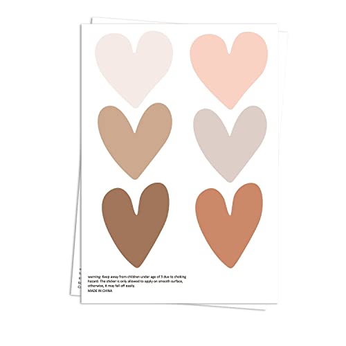 Qucheng Boho Wall Stickers Girls Bedroom Removable Wall Decals Nursery Kids Room Decor Vinyl Murals Diy Cute Decorations 6 Sheets #TOP5