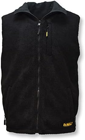 Unisex Heated Reversible Vest Kitted - Black - Size XL