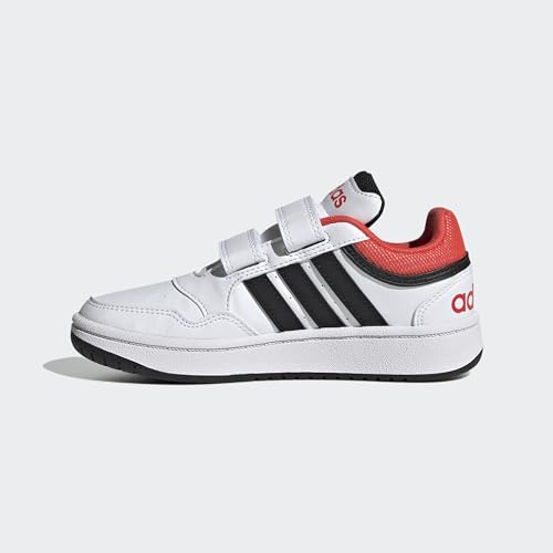 adidas - Hoops Lifestyle - H03863 - Color: White - Size: 12.5 Little Kid2
