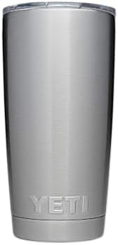 YETI Rambler 20 oz Stainless Steel Vacuum Insulated Tumbler w/Mag...