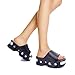 YURTKUMAS Women Platform Sandals Open Toe Chunky Flatform Slides Sandals Fashion Slip On Summer Beach Sandals Casual Dressy Female Platform Slides for Vacation Comfort Wedges Slide