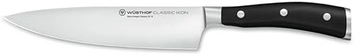 Wüsthof Classic Ikon - Cuchillo de chef (7 pulgadas), color negro