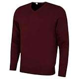 Calvin Klein Hombre con Cuello en v algodón suéter - Oporto - XL