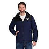 Reebok Mens Midweight Puffer Jacket, Vector Navy, M