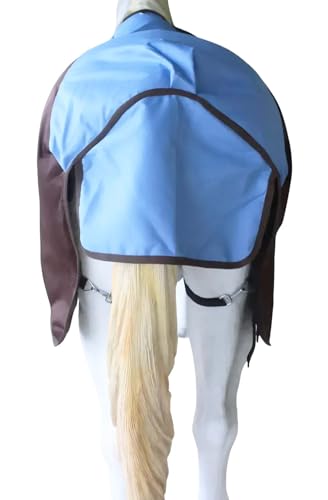 Image of 1200D Horse Turnout Blanket Waterproof, Breathable, Heavy-Weight Winter Blanket with 300g Fill, Ripstop Outer Shell