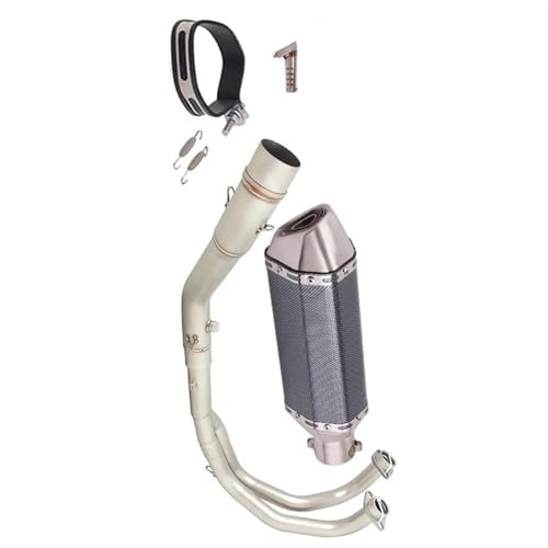 Tubo de enlace de escape de 51 mm que elimina la pérdida de potencia en motos Yamaha R3