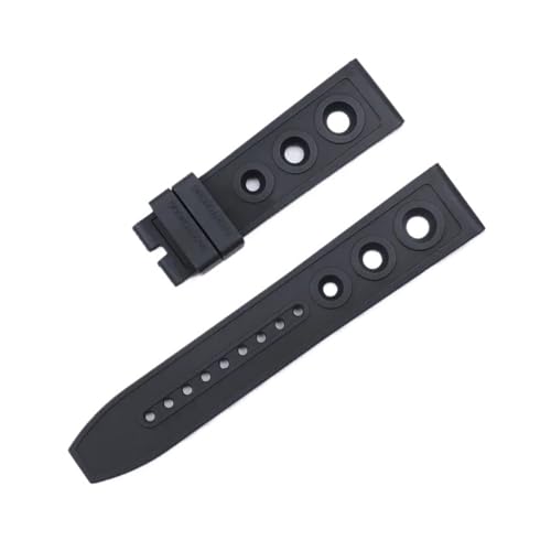 22mm FKM\tgi`tbfShvohAuCgOXgbvΉAir^C}[AxW[uXbgsobN(Black,Shiny Silver 2)