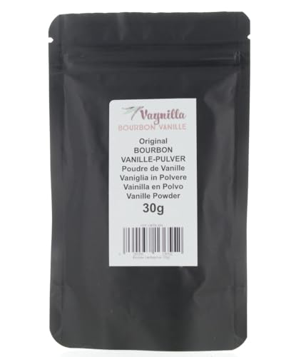 Bourbon Vanille Pulver Premium natur (30g) reines Bourbon Vanillepulver aus Madagaskar