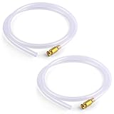 2 Pack - Gas Siphon Hose Pump,Shaker Siphon for Gasoline/Fuel/Water Transfer,Safety Self Priming Hose